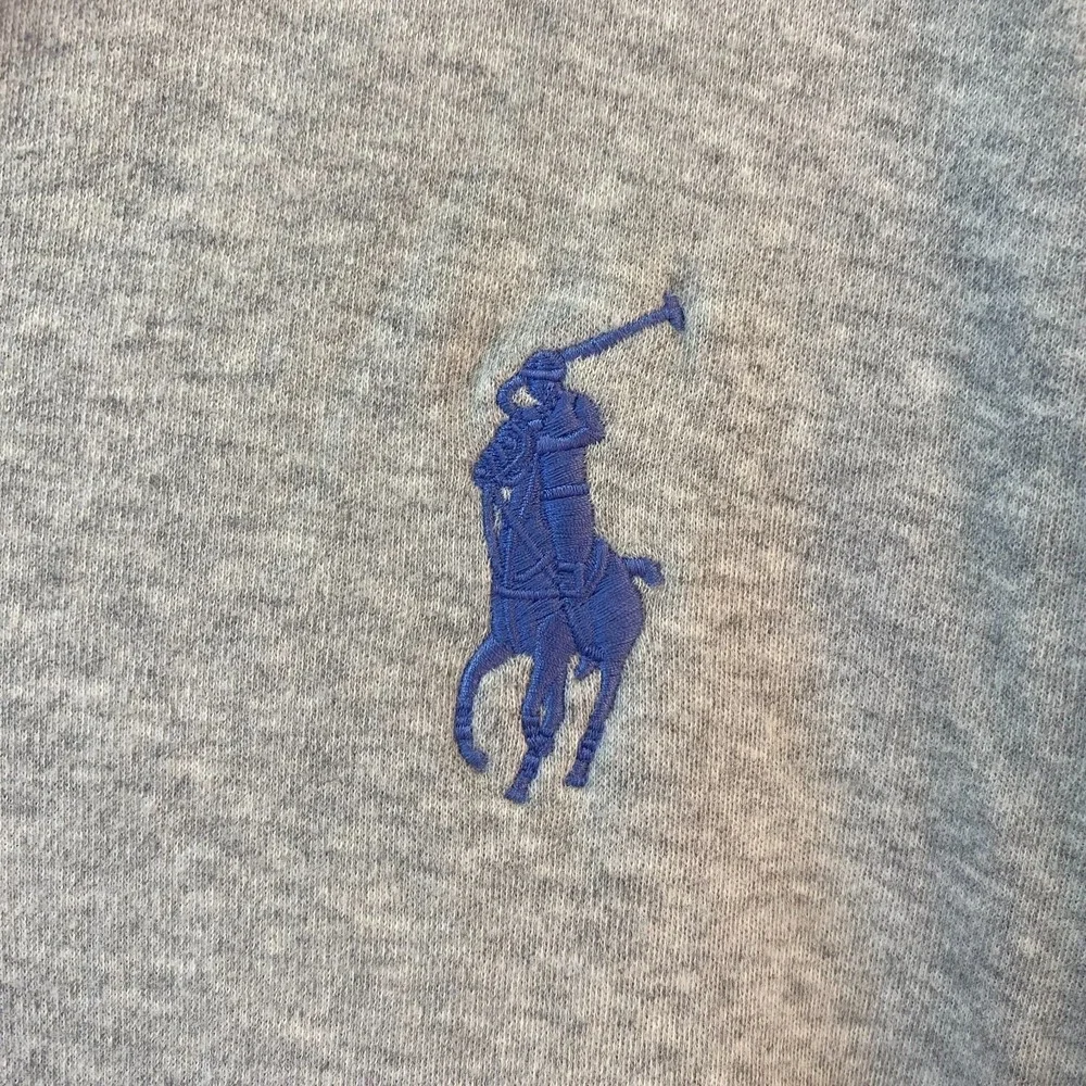 Polo Ralph Lauren Men's XXL Gray Big Pony Quarter Zip Sweatshirt